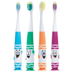 GUM Crayola Marker Toothbrush W/ Suction Cup (12 Pack Value) – Super Dental  Store