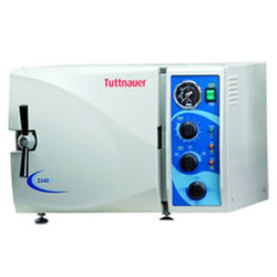 Tuttnauer 2340M Manual Autoclave, 120V. Chamber 9' x 18', Volume 5 Gal/19 L