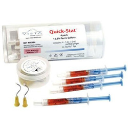 Quick-Stat FS 4-Pack. 15.5% Ferric Sulfate Hemostatic Gel. Kit contains: 4