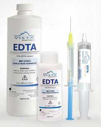 EDTA 17% Aqueous Chelating Agent 120 mL Bottle. Prepares dentinal walls
