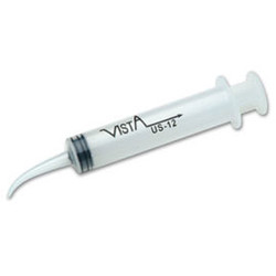 Vista Disposable 12cc Utility Syringe Curved 50/Bag. Designed for surgical site