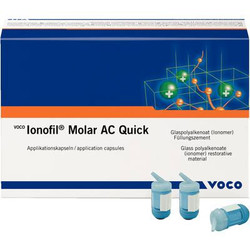 Ionofil Molar AC Quick A3 Capsules 48/Pk. Immediately packable glass ionomer