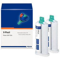 V-Posil Heavy Soft Fast - Cartridges, 2 x 50ml. Precision Impression Material