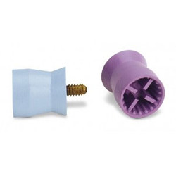 Young Webbed Screw Type Prophy Cup, Petite Latex Free, Soft, Purple, economy