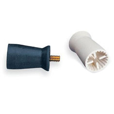 Young Turbo Plus Webbed, Screw-On Soft Gray Prophy Cup, gross package of 144