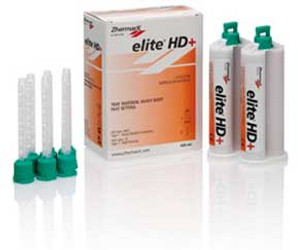 Elite HD+ Tray Material, Heavy Body - 2 Cartridges. Thixotropic high viscosity