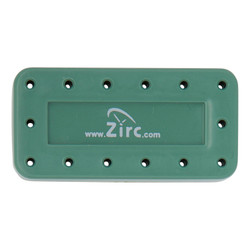 Zirc 14 Hole Green, Magnetic Bur Block with Microban