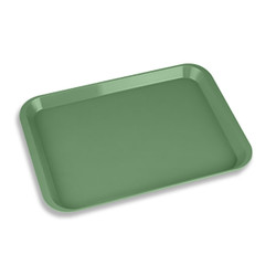 B-Lok Set-up Tray Flat Size B (Ritter) - Green, Plastic 13-3/8' x 9-5/8' x 7/8'