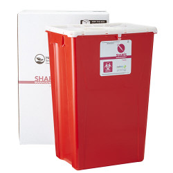 Sharps Recovery Dental Containers 18 Gallon, Each