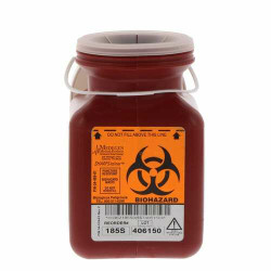 Sharps Containers 0.7 Quart, Non-Stackable, 40/Case