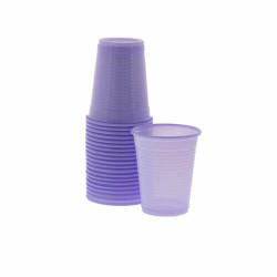 Monoart Plastic Cups Lilac, 200 ml, 100/Packg.