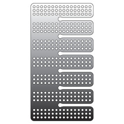 Screws and Tacks Titanium Mesh Plate 21.9 x 41 mm (0.15t)