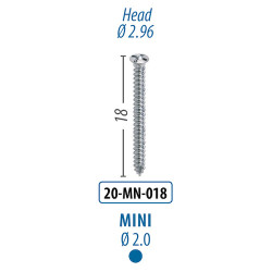 Screws and Tacks 2.0 mm x 18 mm, Mini Screw