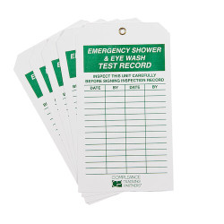 Infection ControlEyewash Inspection Tags Eyewash Inspection Tags