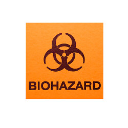 Infection ControlBiohazard Labels   Biohazard Labels, 4Ã‚â€ x 4Ã‚â€, 25/Pkg.