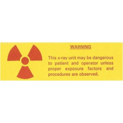 Medical Safety Signs Radiation Caution, 10/Pkg.