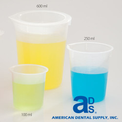 Beakers Plastic, 600 mL Beaker