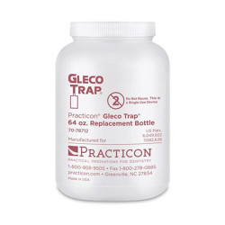 Gleco Trap System 7¼" Tall Replacement Bottles, 64 oz., 6/Box