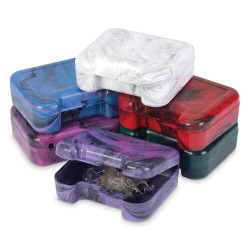Marble Retainer Cases Cosmic Marble Retainer Cases, 24/Bag