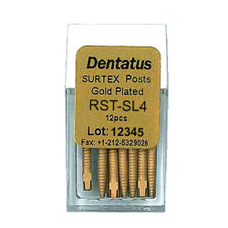 Surtex Gold Plated Post Refills S-Long, SL-4, 17.0 mm, 12/Pkg.