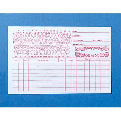 Record Cards 4" x 6" #101 Junior, 100/Pkg.