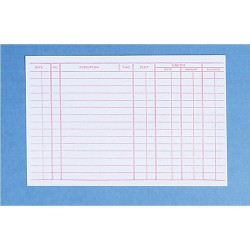 Record Cards 4" x 6" #204C Double-Sided, 100/Pkg.