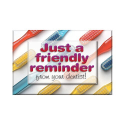 Reminder Cards Friendly Reminder From Your Dentist, 4-UP Recall, 200/Pkg.