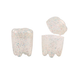 Tooth Savers Tooth Shaped, 1.25", Glitter, 72/Pkg.