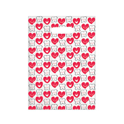 Specialty Scatter Bags Smiley Heart Teeth Scatter Bag, 7.5" x 10", 100/Pkg