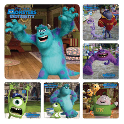 Disney Stickers Monsters University, 100/Roll, PS543