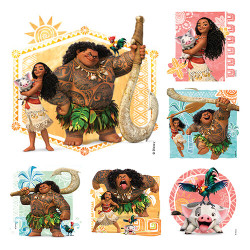 Disney Stickers Moana, 100/Roll, PS624
