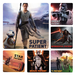 Assorted Stickers Star Wars Patient, 100/Roll, PS627