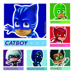 Assorted Stickers PJ Masks Stickers, 100/Roll, PS636