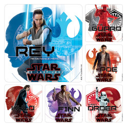 Disney Stickers Star Wars The Last Jedi, 100/Roll, PS660