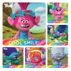 Assorted Stickers Trolls Patient Stickers, 100/Roll, PS748