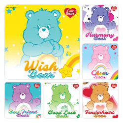Assorted Stickers Care Bears Stickers, 100/Roll, PS751