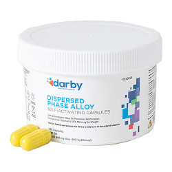 Dispersed Phase Alloy Fast Set, Three Spill, 800 mg, Yellow/Yellow, 100/Pkg