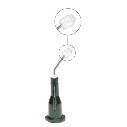 Infection ControlDelivery Tips Pre-Bent Delivery Micro-Brush Tip,19 Gauge,100/Pkg.,Opaque