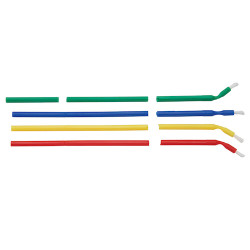 Infection ControlBendable Applicator Brushes Fine, White, 144/Pkg