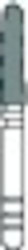 Infection ControlTaper Round End, Diamonds (849-856) 850S-022C, Coarse, 5/Pkg.