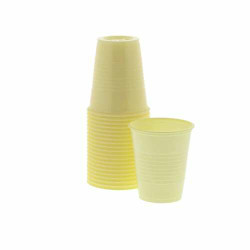 Infection ControlPlastic Cups Yellow, 5 oz., 1000/Pkg.