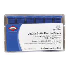 Gutta Percha Points Accessory Size Fine Medium, 120/Box, 1, Vials