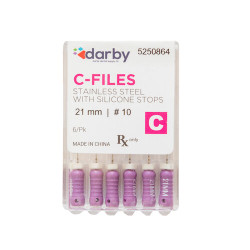 Infection ControlC-File  21mm, #10, 6/Pkg.
