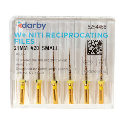 Infection ControlWV Reciprocating Files Small #20, 21MM, 6/Pkg