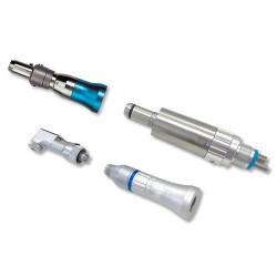 Super Torque II Low Speed Handpieces Contra Angle Set, 4-Hole