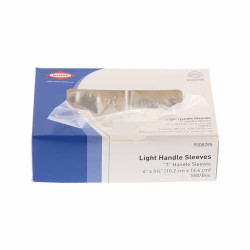 Light Handle Sleeves 4"x 5.75", "T" Style Handle Sleeves, 500/Box