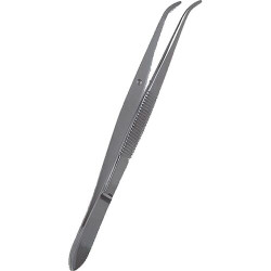 Infection ControlCotton and Dressing Pliers Perry, Serrated Handle