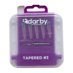 Infection ControlTapered Fiber Posts Size 3 Kit, 10 Tapered Posts, 1 Bur