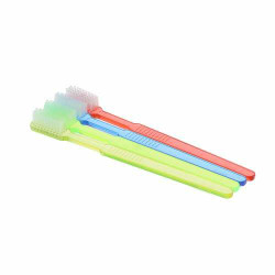Disposable Toothbrush 39 Tufts, Assorted, Prepasted, 100/Box
