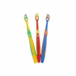 Infection ControlJunior Toothbrush Stage 4 Two-Tone, Assorted, 72/Box